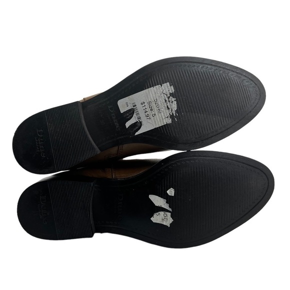 Dune London Women’s Tirrent Winter Brown Leather Knee High Boots - Picture 14 of 16